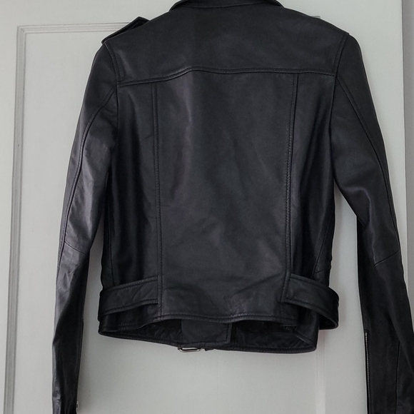Walter Baker Allison Leather Moto Jacket S - Picture 5 of 8